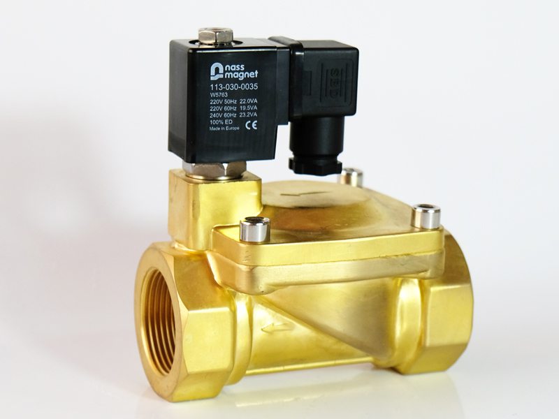 DHD31 二位二通先導(dǎo)式黃銅電磁閥