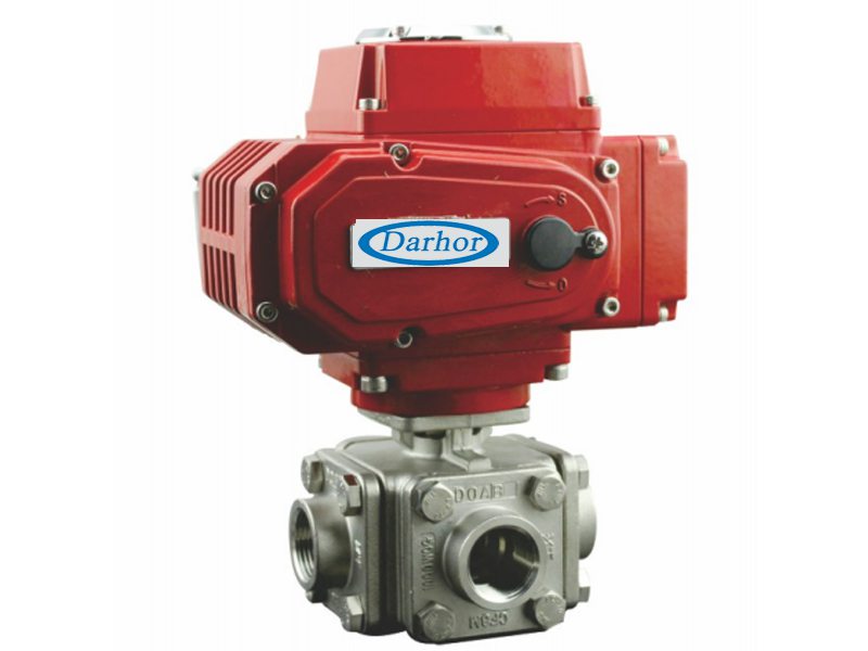 電動(dòng)三通螺紋球閥